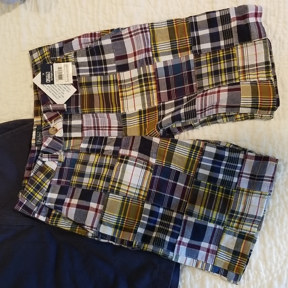 Three pair of boys size 10 Polo Ralph Lauren shorts - Picture 3 of 9